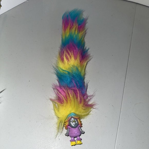 Troll Fur Snap Bracelet Hasbro 2018 Multi Colors 12” - Picture 8 of 15